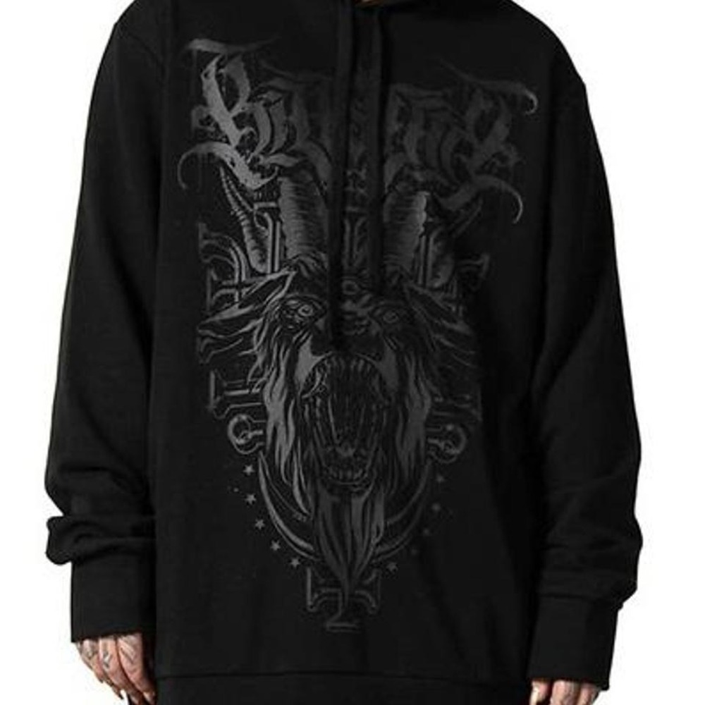 Killstar bellow longline hoodie size XL‎ NWT unisex